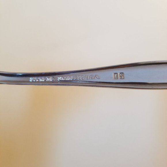 24‎ pc Supreme USA Flatware Lot Stainless Steel Gift 6 Place Setting - Picture 4 of 8